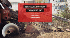 Desktop Screenshot of hoffmantrenching.com