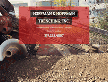 Tablet Screenshot of hoffmantrenching.com